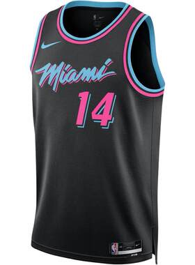 正品NIKE耐克希罗热火队城市限定SW球衣背心 HM5987-014