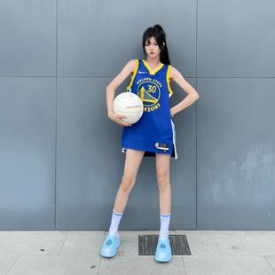 NIKE耐克库里勇士队球队联盟城市复古电车SW球衣背心HM5981 正品