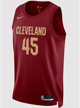 正品NIKE耐克 米切尔 45号 骑士队球队限定SW球衣背心 DN2001-686
