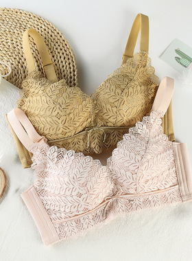 天丝娜3114小胸中厚乳棉无磁无铁无钢圈文胸无痕柔软四排扣内衣女