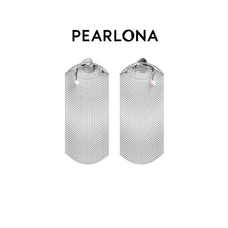 流苏耳环巴洛克珍珠PEARLONA