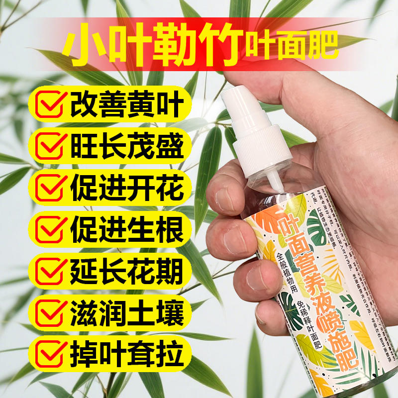 小叶簕竹肥料勒竹米竹专用肥室内客厅阳台盆栽绿植物有机颗粒肥料