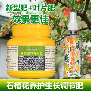 石榴树专用肥景观石榴花肥料庭院果树水果盆栽盆景营养液有机化肥