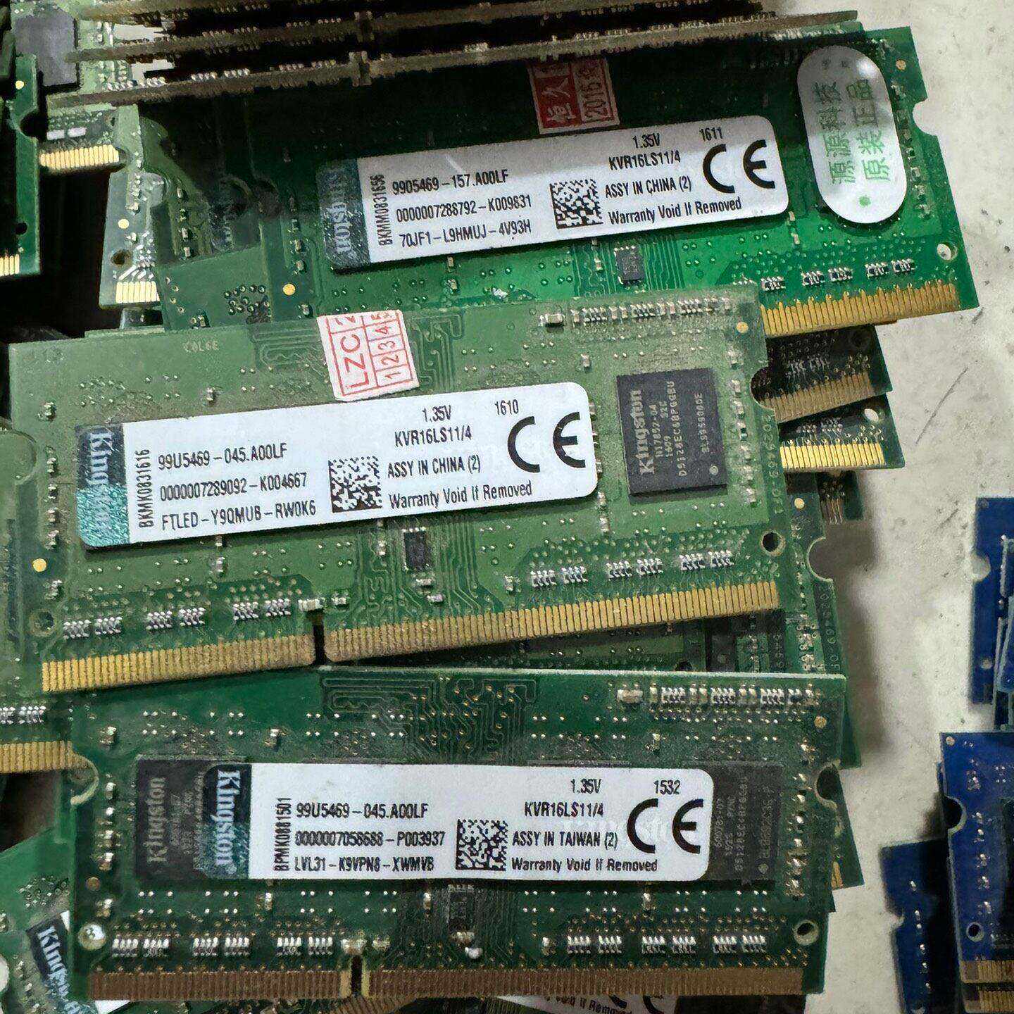 议价请143条金士顿4g ddr3金士顿DDR3L 4G内可维修