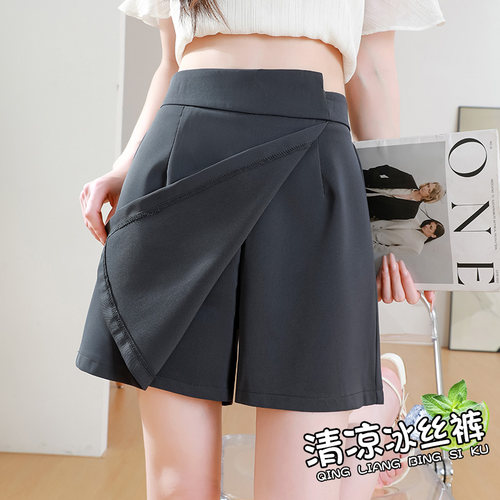 2025新款西装短裤女夏季薄款中裤