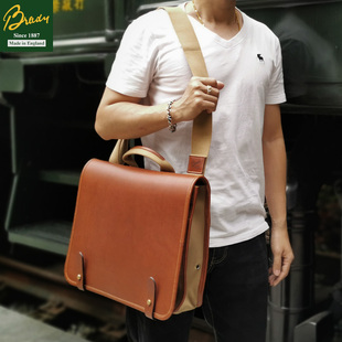 英国白朗德Brady WINDSOR  温莎通勤包男女防水文艺帆布包英伦风