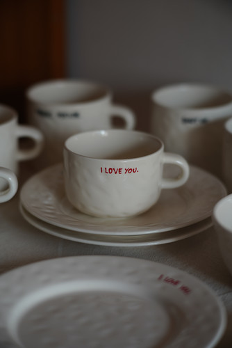 好看马可杯碟家用碟子dojo现货荷兰anna陶瓷马克杯咖啡杯碟茶水杯