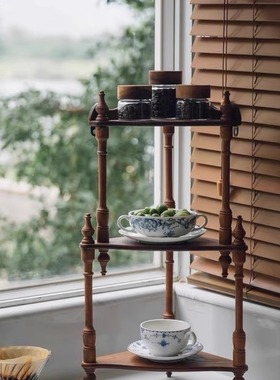 高颜值复古德国vintage中古唯宝兰花双耳碗碟 Valeria 蓝色双耳碗