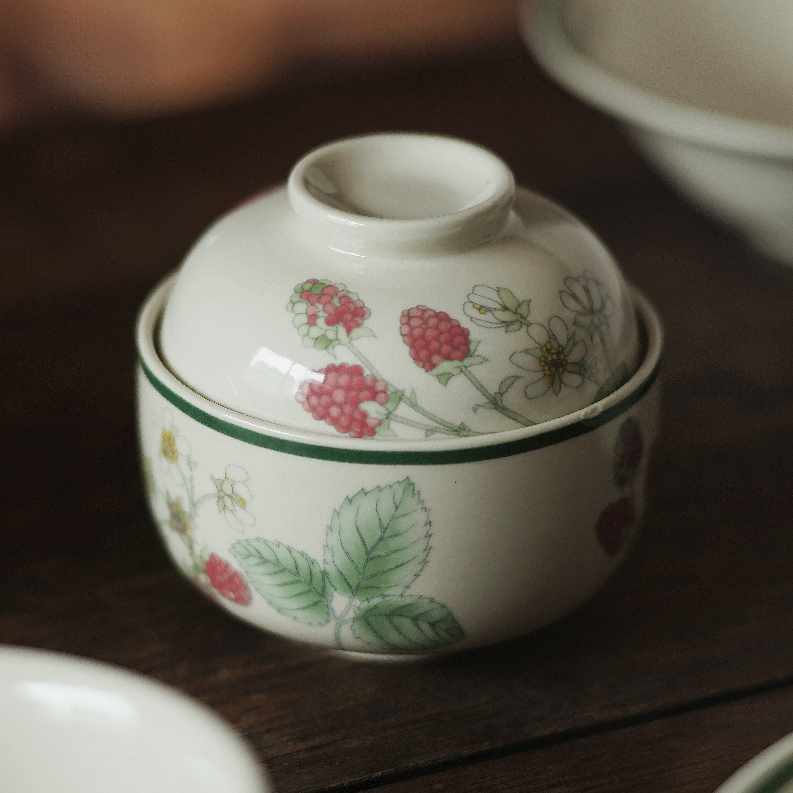 龙潭汤罐家用陶瓷甜品碗炖盅带把蒸蛋盅小蒸盅创意小汤盅