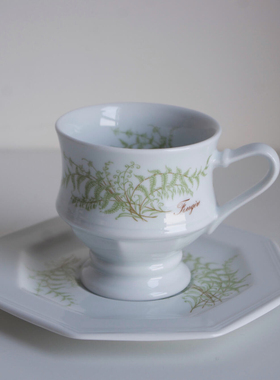 「VTulip德国Gallo 1980s vintage中古六角咖啡杯碟茶壶餐盘水壶