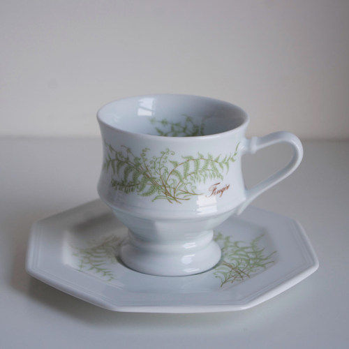 「VTulip德国Gallo 1980s vintage中古六角咖啡杯碟茶壶餐盘水壶