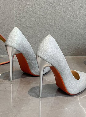 33-50码 超高跟5-12厘米高跟鞋尖头细跟新娘鞋走秀模特伪娘超大码