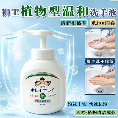 狮王KIREI抑菌洗手液250ml