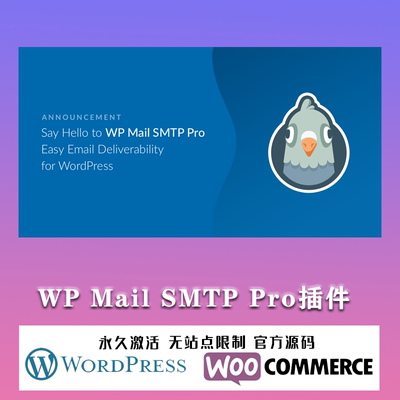 WP Mail SMTP Pro 汉化中文版邮箱管理设置WordPress邮件发送插件