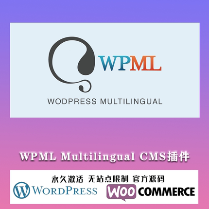 WPML Multilingual CMS WordPress多国语言网页 翻译插件