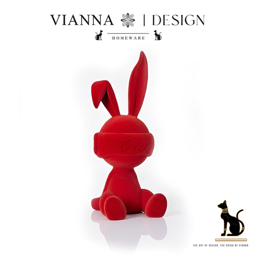 VIANNA高档陶瓷萌兔摆件乔迁礼物