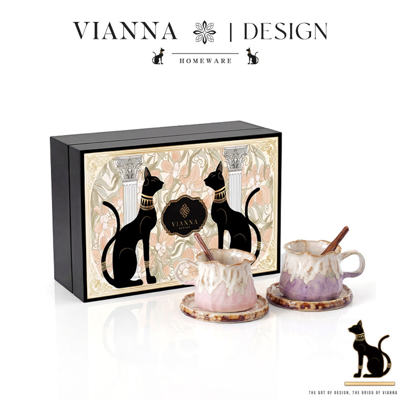 VIANNA设计感手工陶瓷窑变咖啡杯