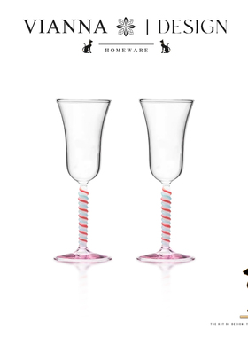 VIANNA丨果意·CGDB高颜值彩色高脚杯家用香槟杯葡萄酒杯微醺酒杯