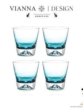 VIANNA丨观山杯·Hetty高档玻璃杯威士忌酒杯洋酒喝水杯男生礼物