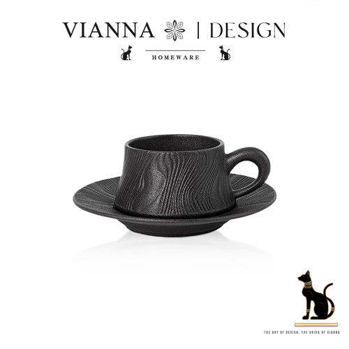 VIANNA高档简约纯色咖啡杯套装