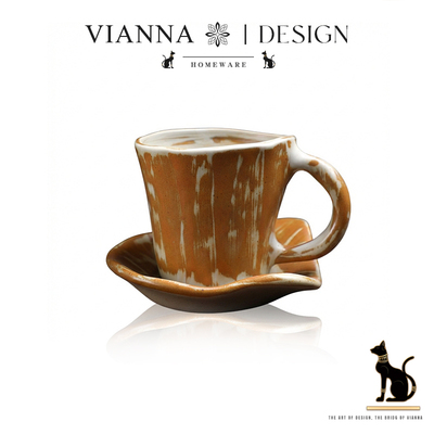 VIANNA日式侘寂风陶瓷咖啡杯