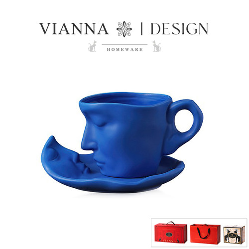VIANNA陶瓷咖啡杯花茶杯送礼水杯