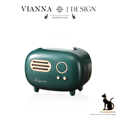 VIANNA创意复古纸巾盒茶几装饰品