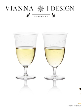 VIANNA丨星轨·GHFN日式复古玻璃矮脚杯刻花鸡尾酒杯果汁杯甜酒杯