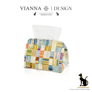 VIANNA 星辉·Mat北欧简约布艺纸巾盒客厅车载收纳盒餐巾盒纸抽