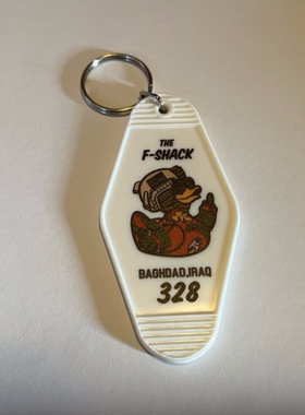 现货 Zero Fucks Duck “The F-Shack” Motel Magnum ZFD 钥匙扣