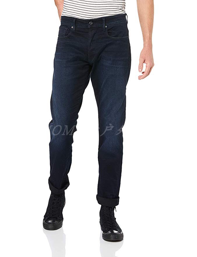 现货 g-star men's 3301 tapered fit jean slander indigo牛仔裤