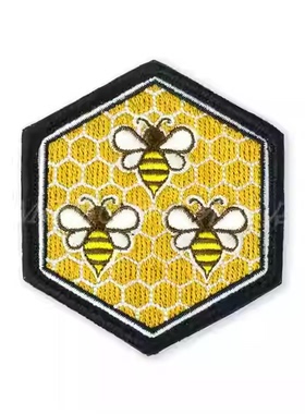 现货 PDW Honey Bee Formation Morale Patch 三只蜜蜂限量版臂章