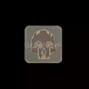 现货 TAD Ti Eye LT Defender Green Skull Cave方形 钛章