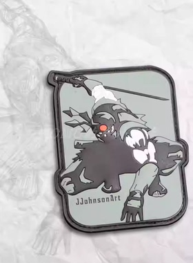 正品现货 GP Ninja PVC Patch 臂章 士气章