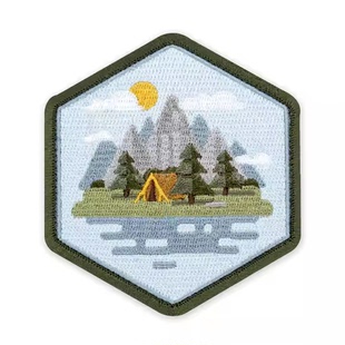 Summer 户外风景臂章 正品 PDW Morale Patch 2022 现货 Campsite