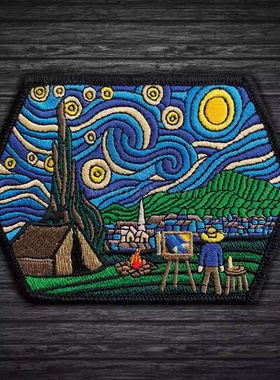 现货 GZ CAMP FIRE VXX STARRY NIGHT V.DAY 星空篝火款 限量臂章