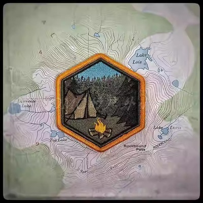正品现货 PDW Campsite 2019 Morale Patch 露营地篝火图案臂章