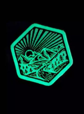 正品现货 PDW All Terrain Riverlands GID 2020款夜光限量版臂章