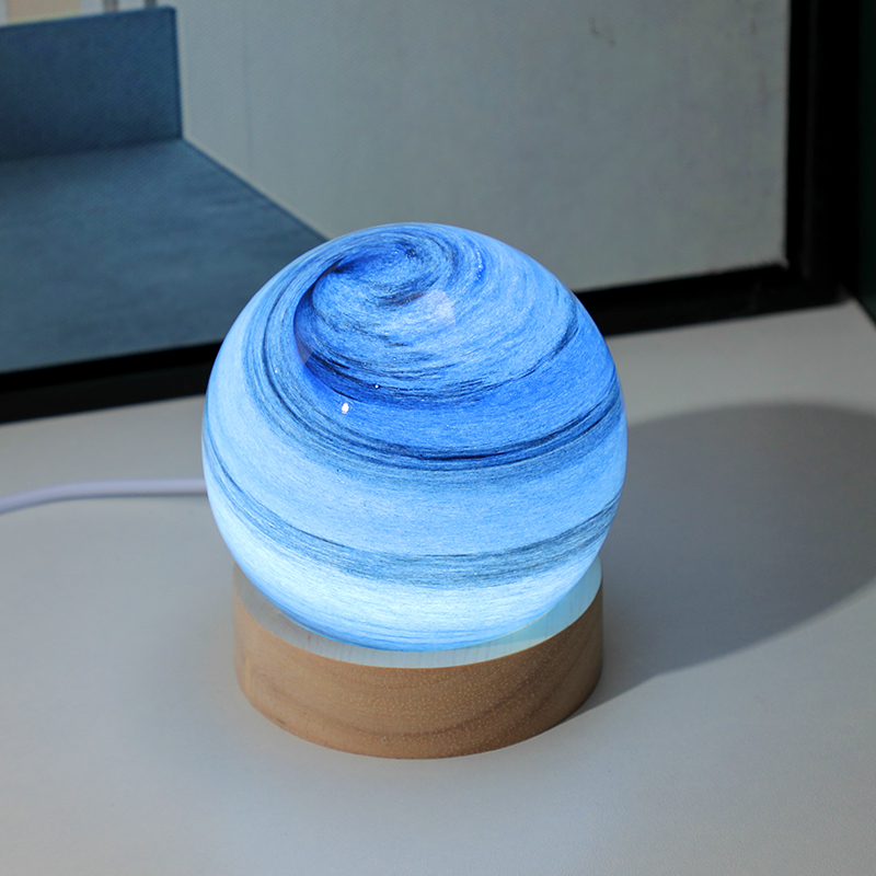 发光星空球小夜灯摆件