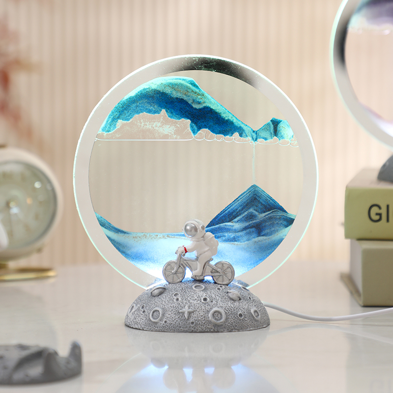 流沙画摆件沙漏桌面办公室客厅电视柜酒柜玄关艺术创意解压装饰品图片