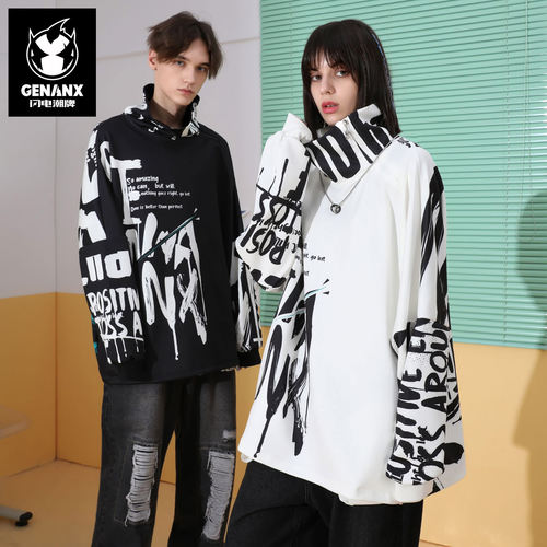GENANX闪电潮牌秋季新款卫衣