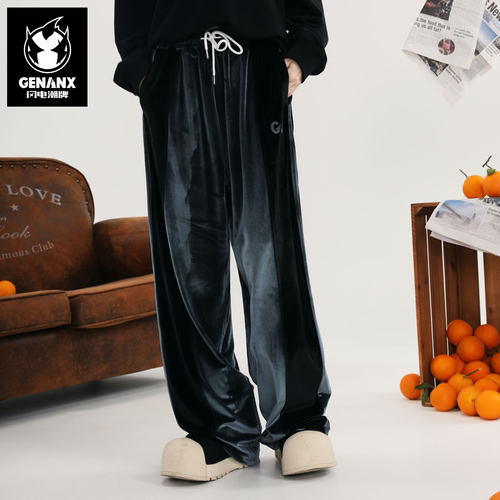 GENANX闪电潮牌休闲裤陈浚铭同款