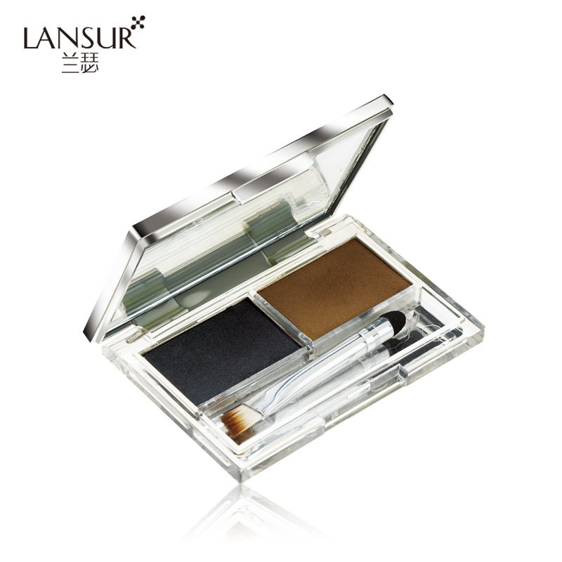 兰瑟银炫丝柔眉粉 防水不晕染染眉膏眉色带眉刷眉笔正品修颜粉