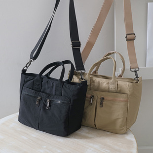 韩版文艺小清新轻便涤纶布手提单肩斜挎小包休闲百搭多格饭盒包女