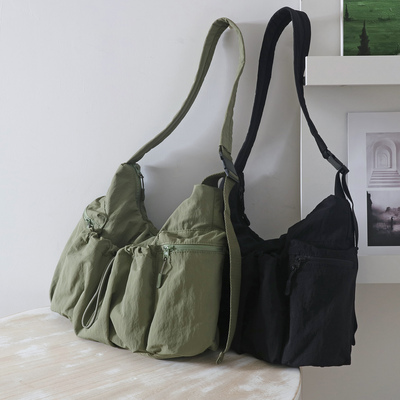 文艺小清新大容量单肩斜挎布包