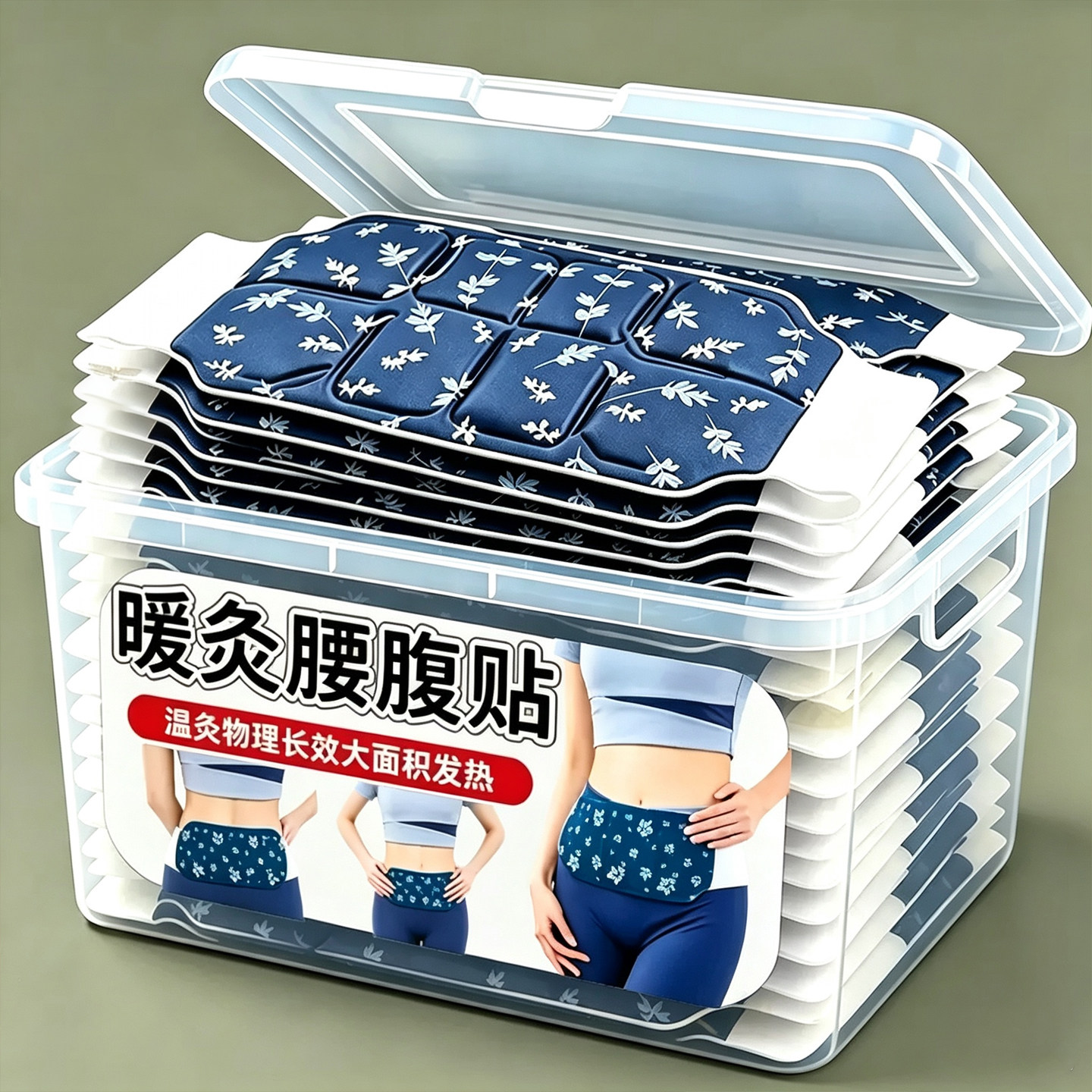 艾草蒸汽发热暖腰暖宫热敷贴