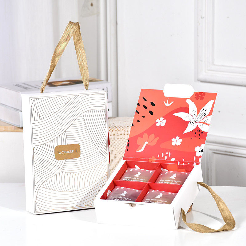 2025中秋月饼包装盒4/6粒手提80g高档流心冰皮蛋黄酥盒子礼盒空盒