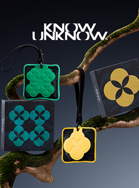 KNOWUNKNOW新中式皮标香包车载香水香薰车用衣橱包包挂件香氛