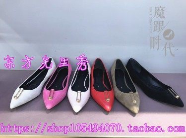 2023春季新品LUNA SLP118079真皮平跟女单鞋