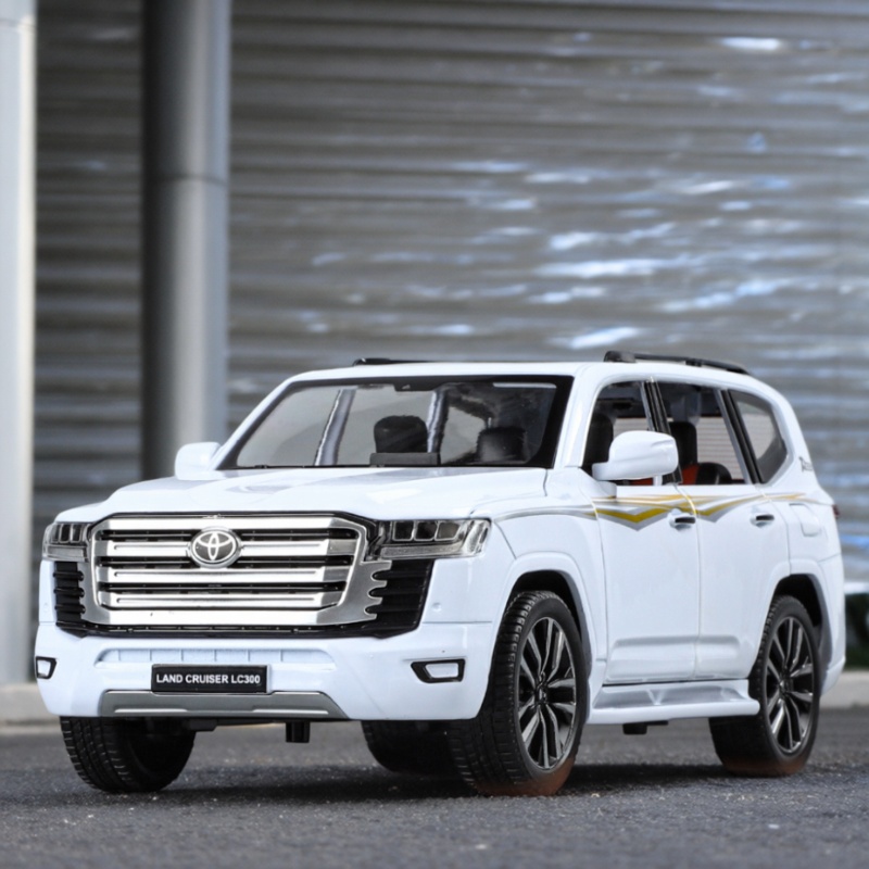 1:24黑曼巴正版授权丰田兰德酷路泽合金越野汽车模型霸道普拉多车